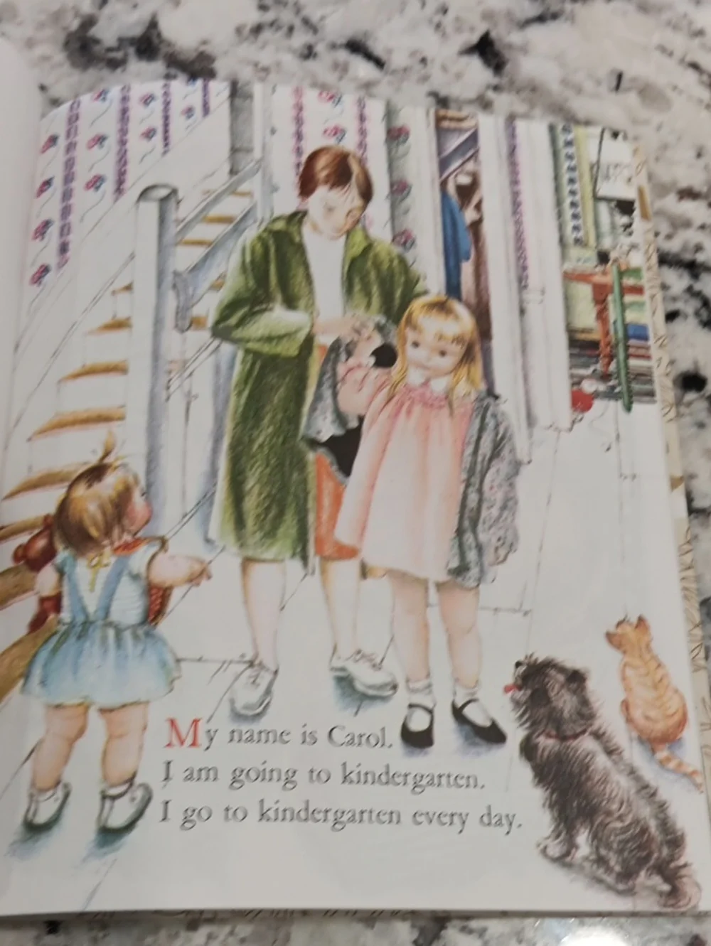 Vintage 1965 We Like Kindergarten  Little Golden Book
